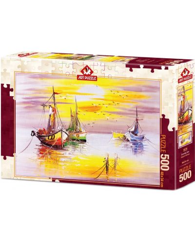Παζλ Art Puzzle 500 κομμάτια - Βραδινός Ήλιος - 1