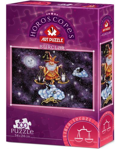 Παζλ Art Puzzle 100 κομμάτια - Αστρολογικό ζώδιο Ζυγός - 1