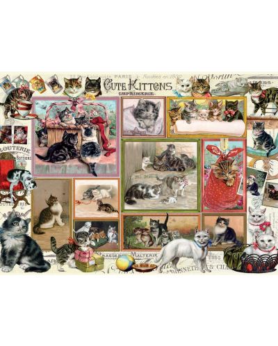 Παζλ Anatolian 2 x 500 κομμάτια - Κόμικς με γατάκια και σκυλάκια, Barbara Behr - 2