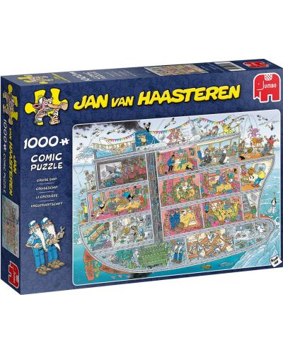 Παζλ Jumbo 1000 κομμάτια - Κρουαζιέρα, Jan van Haasteren - 1