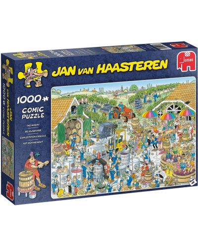 Παζλ Jumbo 1000 κομμάτια - Το οινοποιείο, Jan van Haasteren - 1