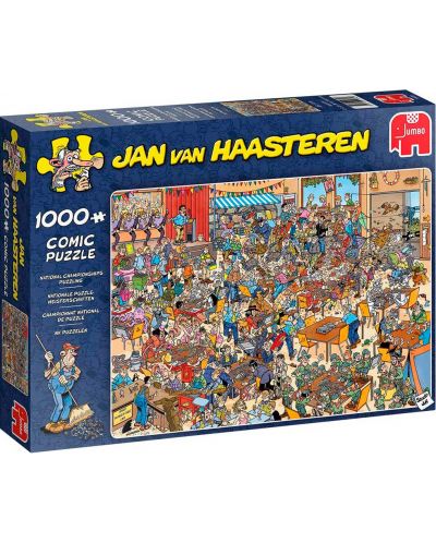 Παζλ Jumbo 1000 κομμάτια - Πρωτάθλημα κατασκευής παζλ, Jan van Haasteren - 1