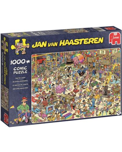 Παζλ Jumbo 1000 κομμάτια - Κατάστημα παιχνιδιών, Jan van Haasteren - 1