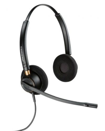 Ακουστικά Plantronics EncorePro - HW520 QD, μαύρα - 1