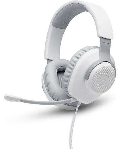 Ακουστικά Gaming JBL - Quantum 100, λευκά - 1