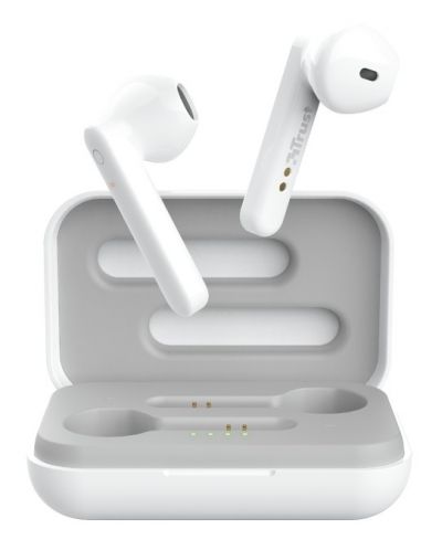 Ασύρματα ακουστικά Trust - Primo Touch, TWS, λευκά - 1