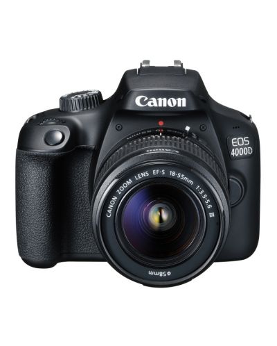 Φωτογραφική μηχανή DSLR  Canon EOS - 4000D, EF-S 18-55-mm DC,μαύρο - 1