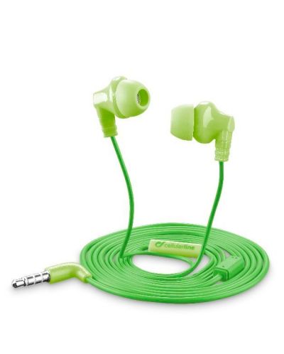 Ακουστικά με μικρόφωνο Cellularline - Smarty, πράσινa - 1