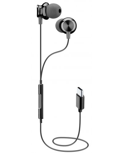 Ακουστικά με μικρόφωνο Cellularline Sparrow - μαύρα - 3