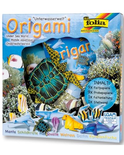 Δημιουργικό σετ  για οριγκάμι Folia - Κόσμος των ζώων, υποβρύχιος κόσμος - 1