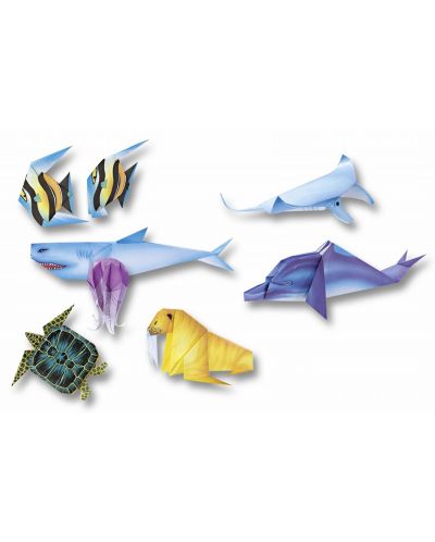 Δημιουργικό σετ  για οριγκάμι Folia - Κόσμος των ζώων, υποβρύχιος κόσμος - 2