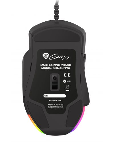Gaming ποντίκι Genesis - Xenon 770, μαύρο - 11