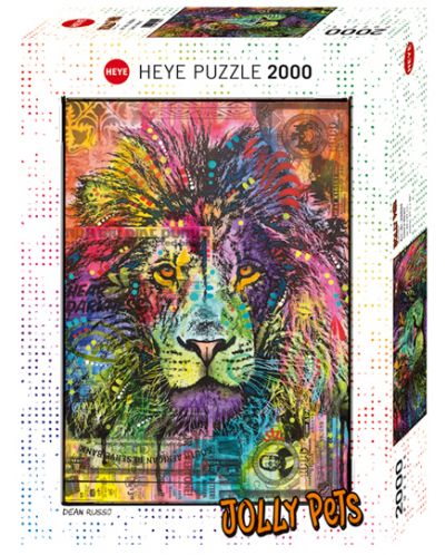 Παζλ Heye 2000 κομμάτια - Λιοντάρι καρδιά - 1
