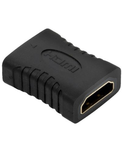Αντάπτορας QED - Connect, HDMI-F/HDMI-F, μαύρο - 1