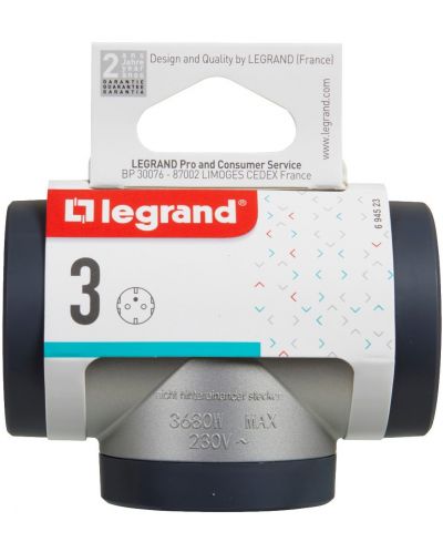 Ταφ Legrand - 694523, 2 Θέσεων, 3680 W, αλουμίνιο - 4