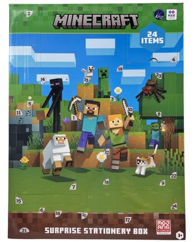 Ημερολόγιο έλευσης Pixie Crew Minecraft - 24 τεμάχια - 1