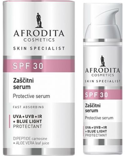 Afrodita Skin Specialist Προστατευτικός serum προσώπου, SPF 30, 30 ml - 1