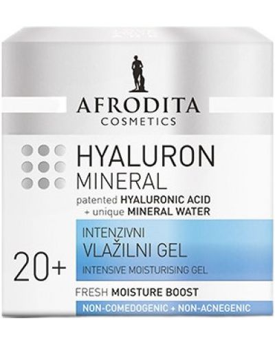 Afrodita Hyaluron Mineral Τζελ έντονης ενυδάτωσης, 20+, 50 ml - 1