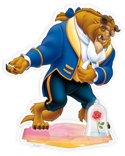 Ακρυλική φιγούρα ABYstyle Disney: Beauty & The Beast - Beast, 10 cm - 1