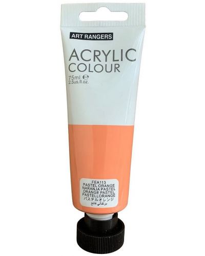 Ακρυλικό χρώμα  Art Ranger -Παστέλ πορτοκαλί 75 ml - 1