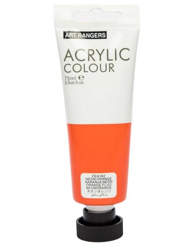 Ακρυλικό χρώμα   Art Ranger - Πορτοκαλί νέον, 75 ml - 1