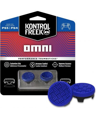 Αξεσουάρ KontrolFreek - Performance Thumbsticks Omni, μπλε (PS4/PS5) - 1