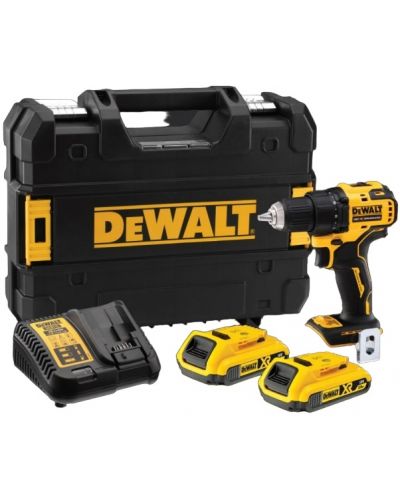 Δραπανοκατσάβιδο DeWALT - DCD708D2T-QW, 18 V, 2x2.0 Ah Li-Ion - 1