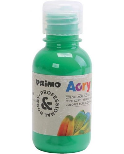 Ακρυλικό χρώμα Primo  H&P - Ανοιχτό πράσινο, 125 ml, σε φιάλη - 1