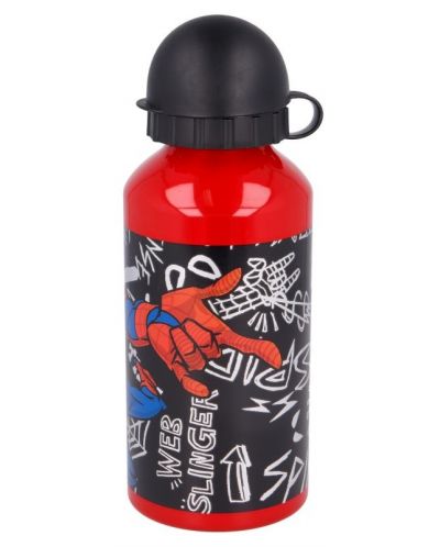 Μπουκάλι αλουμινίου Stor - Spiderman, 400 ml - 2