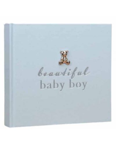Άλμπουμ φωτογραφιών με ασημί διακόσμηση  Bambino - Beautiful baby boy - 1