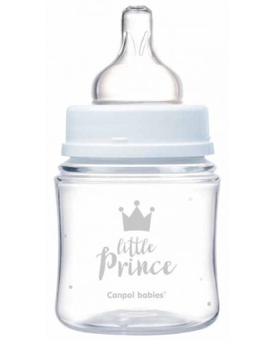 Μπουκάλι κατά των κολικών  Canpol Easy Start - Royal Baby, 120 ml,μπλε - 2