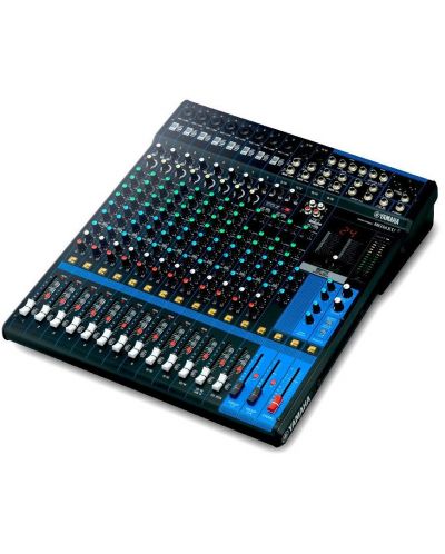 Αναλογικό μίξερ Yamaha - Studio&PA MG 16 XU, μαύρο/μπλε - 1