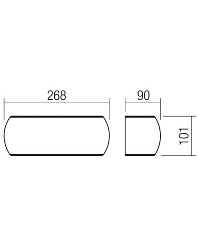 Απλίκα  Smarter - Brow 05-950, IP20, 240V, E14, 1x28W,λευκό ματ - 2