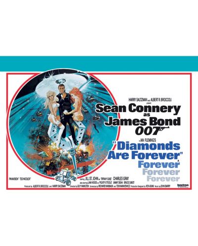 Εκτύπωση τέχνης Pyramid Movies: James Bond - Diamonds Are Forever 1 - 1