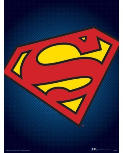 Εκτύπωση τέχνης Pyramid DC Comics: Superman - Symbol - 1