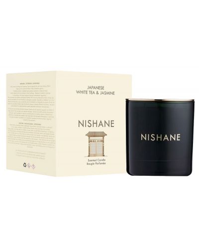 Αρωματικό κερί Nishane The Doors - Japanese White Tea & Jasmine, 300 g - 4