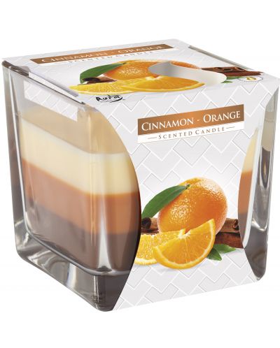 Αρωματικό κερί Bispol Aura - Cinnamon-Orange, 170 g - 1