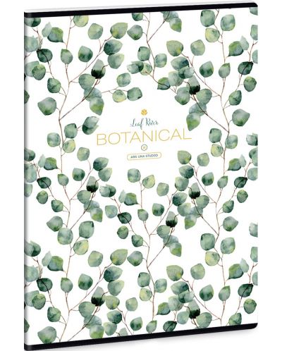 Σχολικό τετράδιο Α4, 40 φύλλα, Ars Una Botanic - Leaf - 1