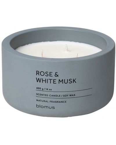 Αρωματικό κερί Blomus Fraga - XL, Rose &  White Musk, FlintStone - 1