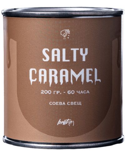 Αρωματικό κερί σόγιας Brut(e) - Salty Caramel, 200 g - 1