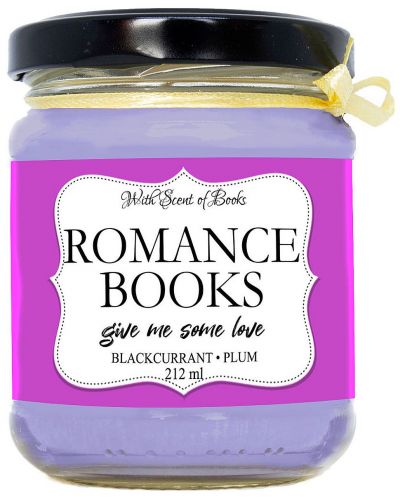 Αρωματικό κερί -Romance Books, 212 ml - 1