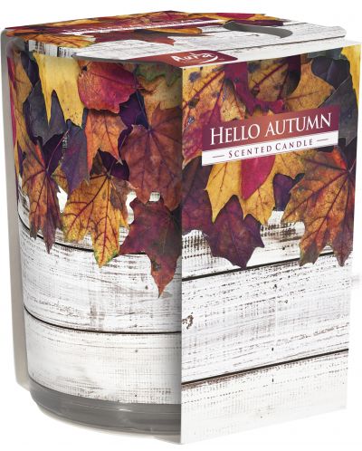 Αρωματικό κερί Bispol Aura - Hello Autumn, 120 g - 1