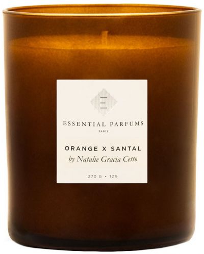 Αρωματικό κερί Essential Parfums - Orange x Santal by Natalie Gracia Cetto, 270 g - 1