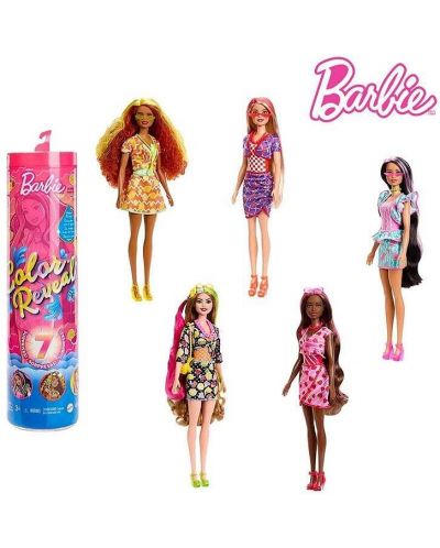 Αρωματική κούκλα με αξεσουάρ Barbie Color Reveal - Sweet Fruit Series - 2
