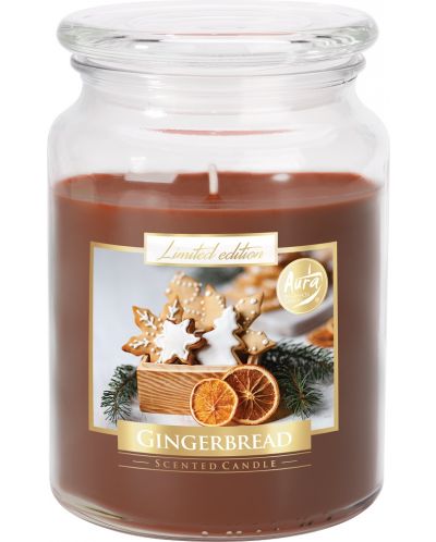 Αρωματικό κερί Bispol Premium - Gingerbread, 500 g - 1
