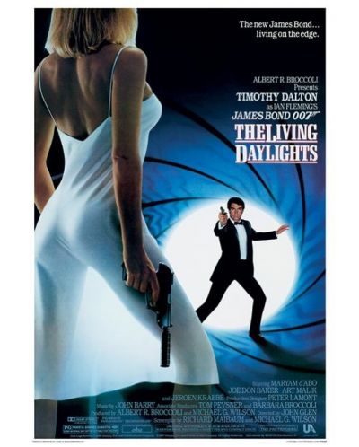 Εκτύπωση τέχνης Pyramid Movies: James Bond - The Living Daylights One-Sheet - 1