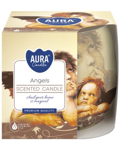 Αρωματικό κερί σε κύπελλο  Bispol Aura - Angels, 100 g - 1