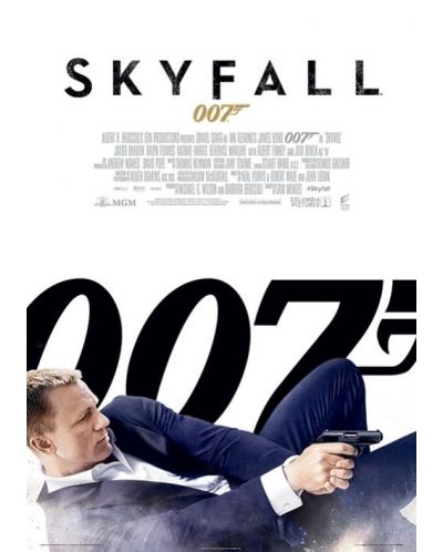 Εκτύπωση τέχνης Pyramid Movies: James Bond - Skyfall One Sheet - White - 1