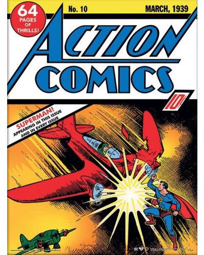 Εκτύπωση τέχνης Pyramid DC Comics: Superman - Action Comics No.10 - 1