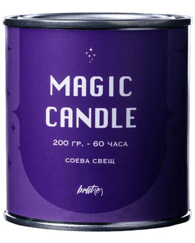 Αρωματικό κερί σόγιας Brut(e) - Magic Candle, 200 g - 1